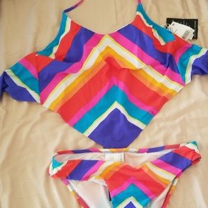 Trina Turk Chevron swimsuit